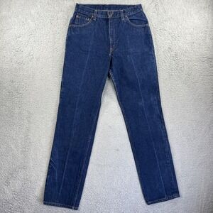 Vintage Levis Jeans Womens 31x32 Blue Denim Pants 26502 0214 Taper High Rise 80s